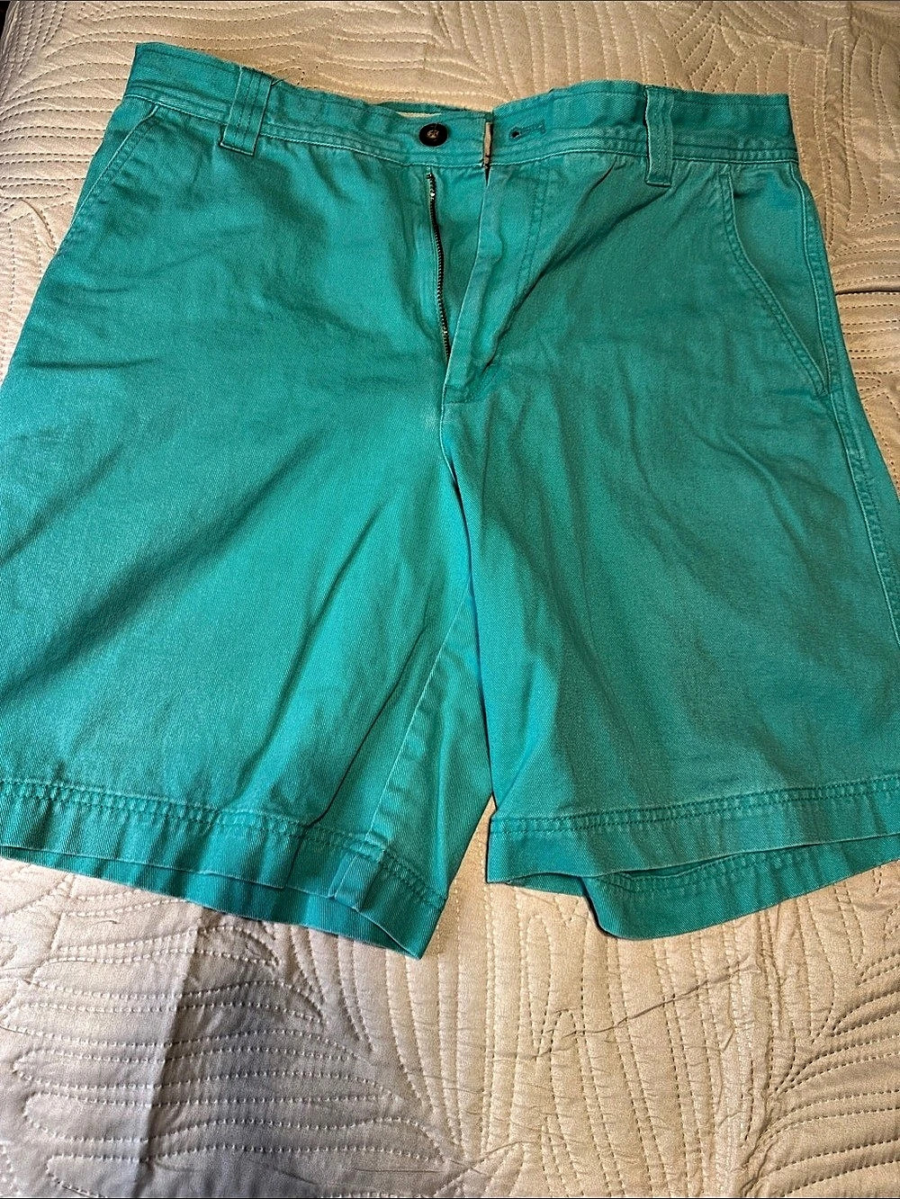 IZOD Saltwater Flat Front Chino Short Flat Front Chino Shorts Green